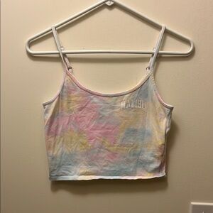 Hollister Malibu Pastel Tie-Dye Women's Crop Top size Medium